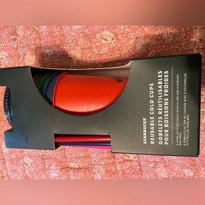 Starbucks holiday reusable cold cups